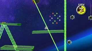 Super Mario Galaxy - Bubble Blast Galaxy No Bubble Gameplay (The Electric Labyrinth)