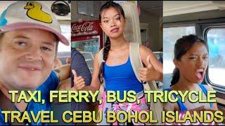  TRAVEL FERRY PORT CEBU TO BOHOL & VAN FARE COST! Off Grid Island Family Living Philippines Asia