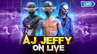 Aj Jeffy Is Live - 4 vs 4 With Pro SquadGarena-FreeFire Live#ajjeffy