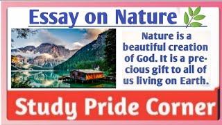 Essay  on Nature in English || Study Pride Corner