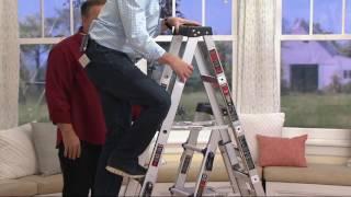 Little Giant SmartStep Multi-Purpose 6-in-1 Step Ladder on QVC