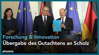 Expertenkommission Forschung und Innovation: Übergabe des Gutachtens 2025 an Bundeskanzler Scholz