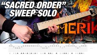 "Sacred Order" Sweep Picking Solo + TAB