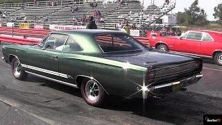 1968 440 GTX v 1966 GTO - 1/4 Mile Drag Race Video - Road Test TV ®