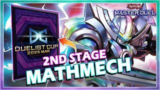 MATHMECH DUELIST CUP 2025 MAR 2ND STAGE GAMEPLAY IN YUGIOH MASTER DUEL
