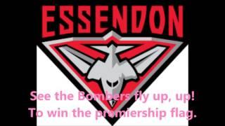 Essendon Bombers theme song (Lyrics) AFL Sing-A-Long