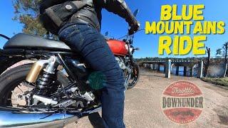 CHILLY BLUE MOUNTAINS - Royal Enfield Interceptor 650 ride feat. Black Pup Moto