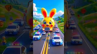 ️ Evolution of Catapillar: Cute Bunny Car In City  6 #cat #cute #love #shorts