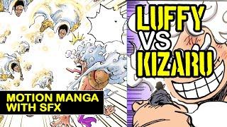 Luffy VS Kizaru | Motion Manga with Sound Effects (FIXED)