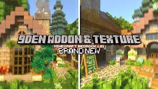 9DEN Texture Pack and Addon 🪵 BRAND NEW Medieval decorations for Minecraft PE/Bedrock 1.21+‧₊˚ ⋅