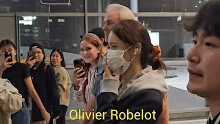 Im Yoo-nah (SNSD YoonA) arrival at Charles de Gaulle airport - Paris - 01/10/2023