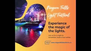 Niagara Falls Winter Light Festival Tour with Zoom Tours #niagarafalls #canada #toronto