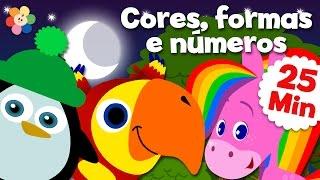 Vídeos Educativos para crianças – Compilação | Cores, formas, números e muito mais! | BabyFirst