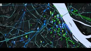 INGRESS - Intelmap Mainz - Time lapse video from the 03.05.2013