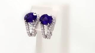 Tanzanite and Diamond Earrings from Kaufmann de Suisse