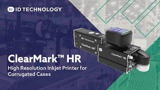 ID Technology ClearMark™ HR High Resolution Inkjet Printer for Corrugated Items