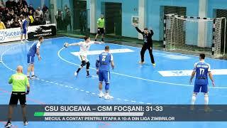 CSU Suceava – CSM Focșani: 31-33