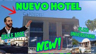  NUEVO HOTEL, CALLE ARCE NUEVA PLAZA UNIVERSITARIA #diaspora #usa #turismo #elsalvador #seguridad