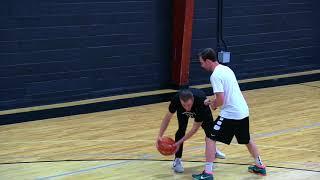 Rip-Pivot Sweep Drill with Luke Meier of Thrive3 Basketball