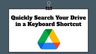 Set Up Chrome Omnibox Keyboard Shortcut to Quickly Search Your Google Drive