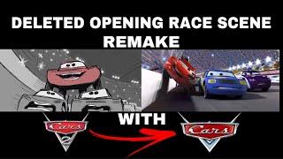 (MOST VIEWED VIDEO) Cars 2 - Deleted Opening Race Scene Remake with Cars 1 Scenes