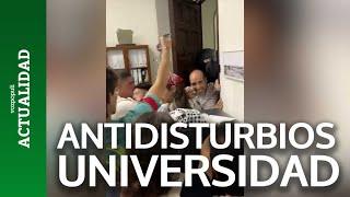 Antidisturbios desalojan a estudiantes pro Palestina que habían ocupado la Universidad de Sevilla