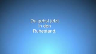 Auf Wiedersehen (Lied zum Ruhestand)