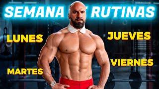 Rutinas para UNA SEMANA BRUTAL en el Gimnasio