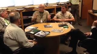 President LaForge visits Naval Research Lab, Stennis Space