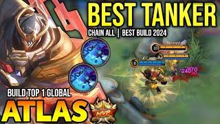 ATLAS BEST BUILD 2024 | BUILD TOP GLOBAL ATLAS GAMEPLAY | MOBILE LEGENDS