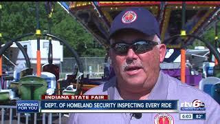 Department of Homeland Security inspects every ride at the Indiana State Fair