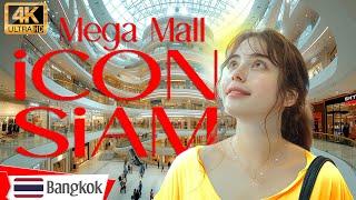 [BANGKOK] iCONSiAM Mega Mall in Thailand, "The Luxury Shopping big Mall" [4K HDR Walking Tour]