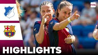 Barcelona vs Hoffenheim | Highlights | Women's Friendly 10-08-2024