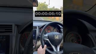 HONDA CITY 0 to 100 speed test  #honda #vtec #automobile#topspeed #status #trending #viral #view