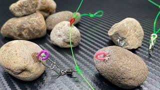 PLOMADA ECOLOGICA!! , Making stone fishing weights or sinkers