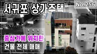 서귀포시 수익성 좋은 상가주택 매매. 한라산 뷰가 좋은 헬스 케어단지 인근의 상가매매