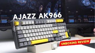 Ajazz AK966 Keyboard Unboxing Review - WhatGeek