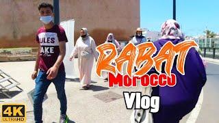 Rabat Morocco Vlog and Old Medina Walk in Summer 4K 