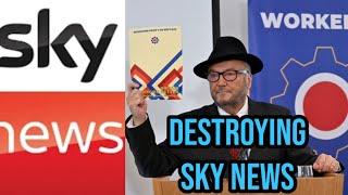 Sky News reporter left stumped as George Galloway exposes TV channel’s biases | Janta Ka Reporter