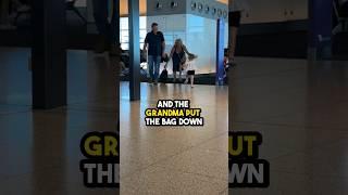 Grandparents surprise her at the airport 