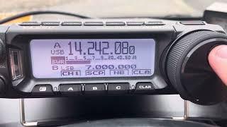 WOW!! Yaesu FT-891 Receiving Strong HF Signals!!