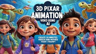 This AI Tool Creates 30-Minute 3D Pixar Animation Movie from ONE Prompt | MagicLight AI Tutorial 