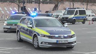 [Zoll auf Einsatzfahrt] 2x Funkstreifenwagen Zoll Hamburg + 3 LeMKw Polizei Hamburg auf Einsatzfahrt