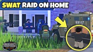 Criminal Robs Store.. SWAT Raids Home | Emergency Response: Liberty County (ROBLOX)