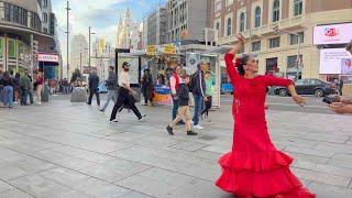 MADRID Walking Tour - Recorriendo La GRAN VÍA - ESPAÑA.