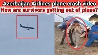 Heartbreaking scenes | How are people getting out of the plane after the crash?