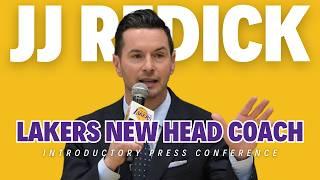 JJ Redick Introductory Press Conference As Lakers New Head Coach