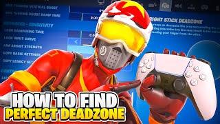 HOW TO FIND THE PERFECT DEADZONE | THE BEST DEADZONE | FORTNITE CHAPTER 4 SEASON 1