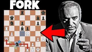 What An Amazing Fork By Garry Kasparov 