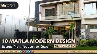 10 Marla Brand New House | DHA Phase 6 Lahore  